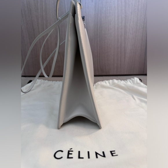Celine Clasp leather handbag white - Picture 2 of 7